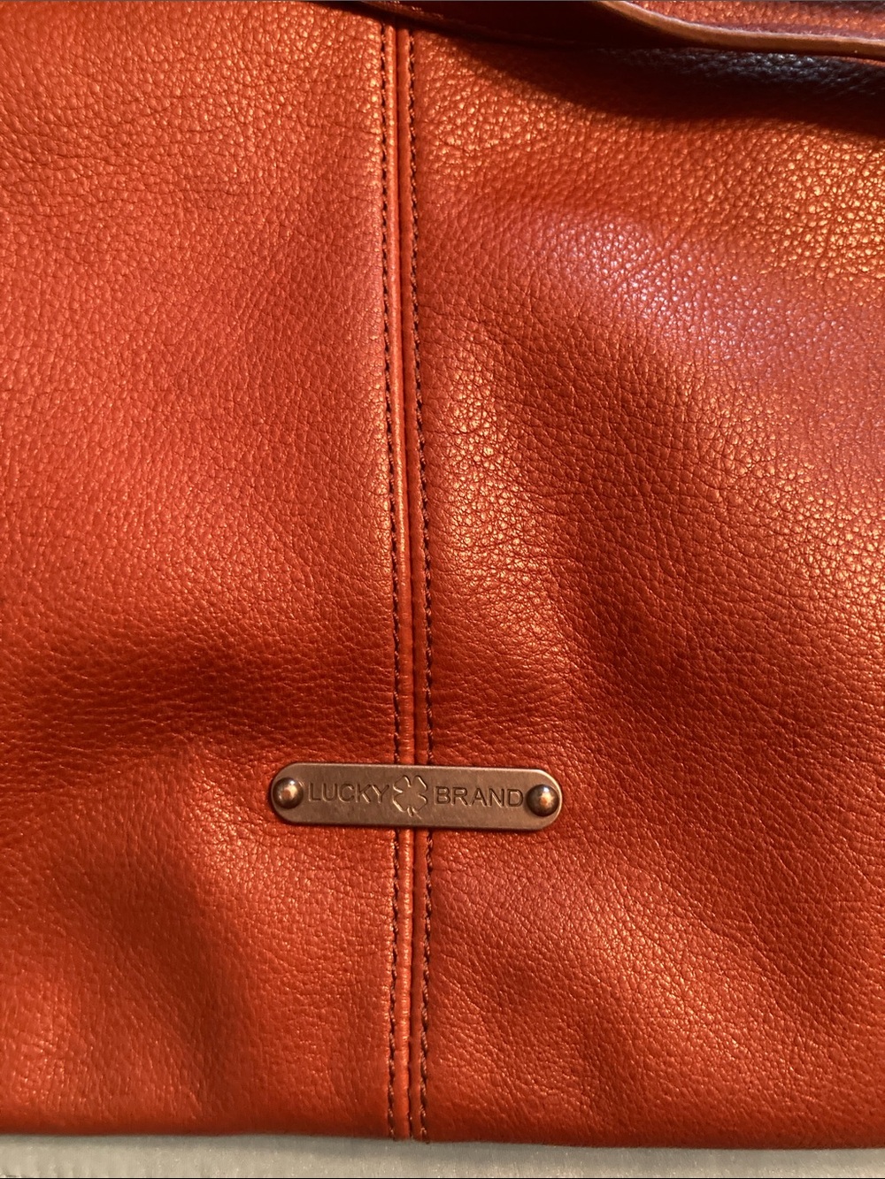 Lucky Brand Leather Studded Tote - Picture 2 of 6